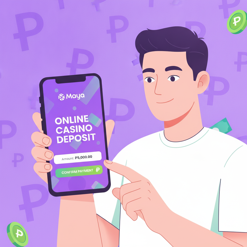 Illustration: How to Deposit on Vegas Queens Using Maya (PayMaya)